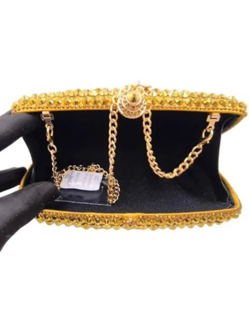 Sparkly Mini Crystal Clutch Purse for Women | Rhinestone Evening Bag, Wedding